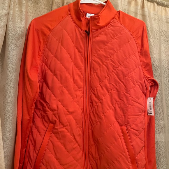 Amazon Essentials Orange 🍊 Zipper Jacket - Picture 1 of 8